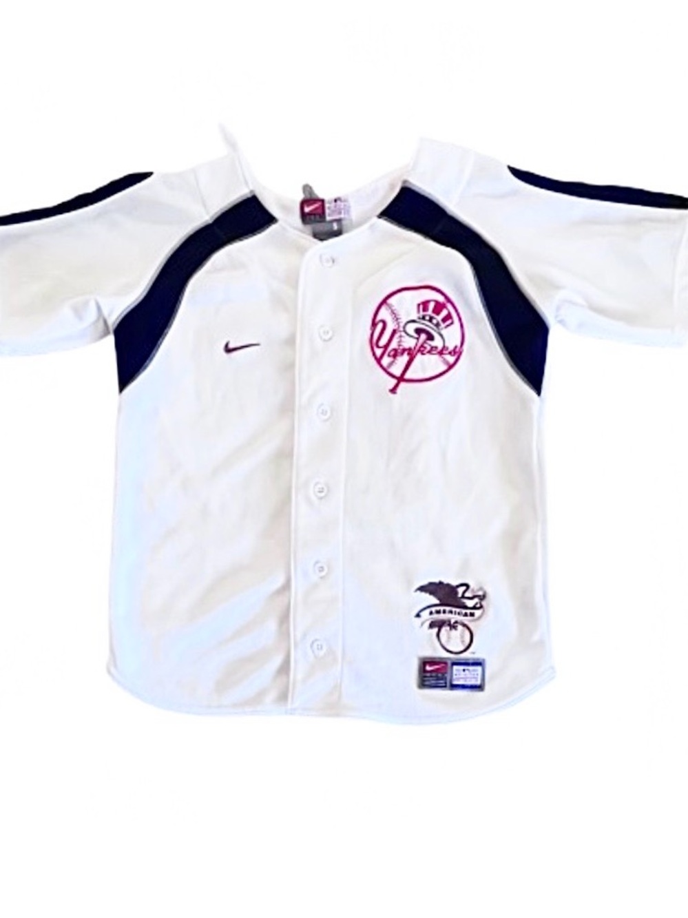 Derek Jeter #2 New York Yankees Nike Vintage MLB Jersey Youth S